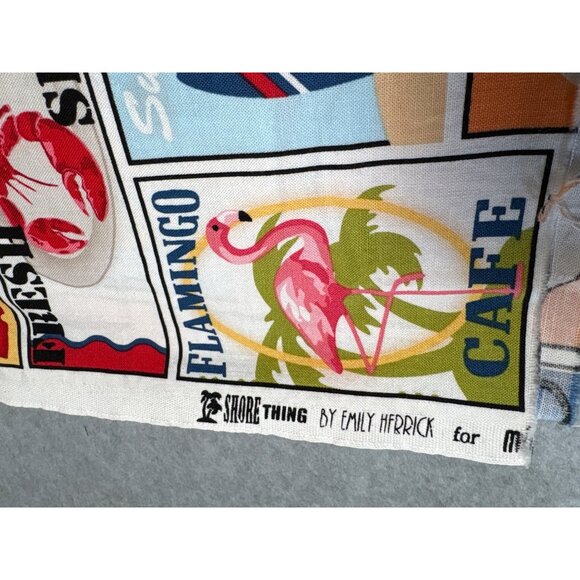 Shore Thing By Emily Herrick Cotton Fabric Panel 28" x 42" - Picture 6 of 8